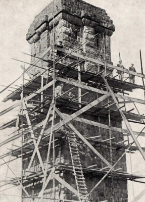 Ремонт башни после Первой Мировой