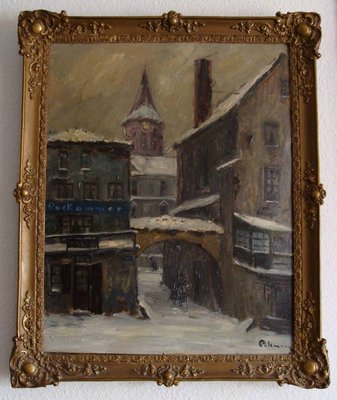 Кёнигсберг зимой 1920 гг. Кнайпхоф