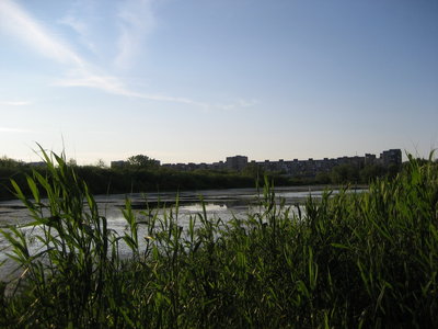 старое озеро на перекрестке Wiesenwall и Festungdamm