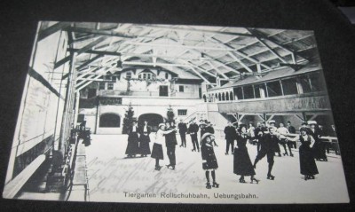 Зал для катания на роликах, 1910г