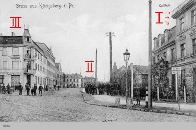 Фото 2 . Пересечение Koenigsallee и Pionier<br />strasse .