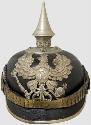 шапку офицерскую Pionier-Bataillon Fürst Radziwill (Ostpreußisches) Nr. 1 продают на аукционе..jpg