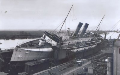 Авария парома «Preussen» в доке Штеттина 29 апреля 1926 года