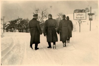 Въезд в Ауленбах. Январь 1945