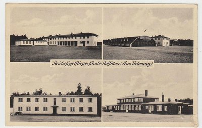 Корпуса и ангары школы в Росситтене, 1941 год