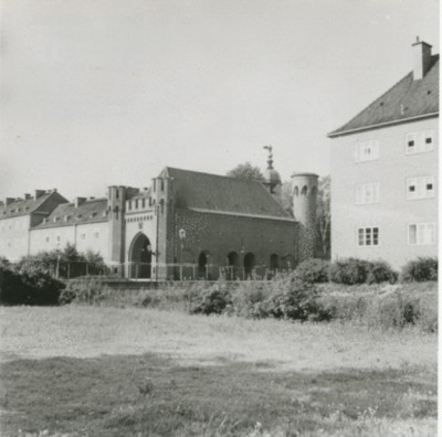 закхаймские ворота и дом пожарных 1935.jpg
